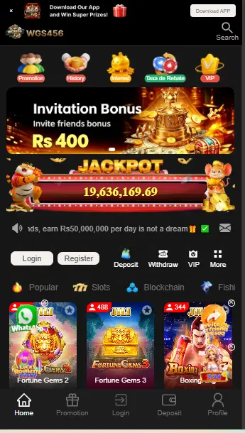 wgs456 real earning game