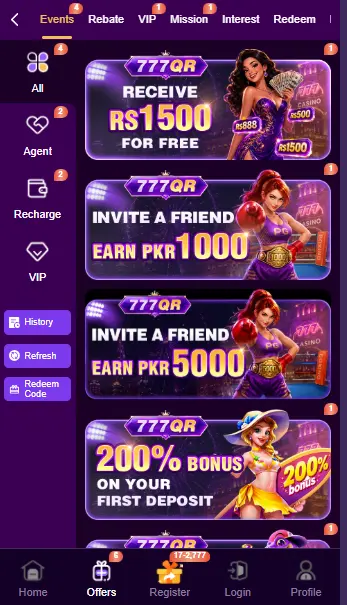 777QR offers 